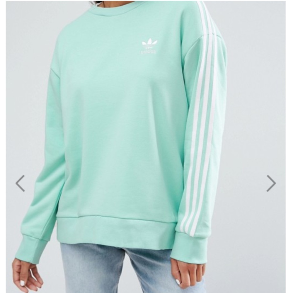 adidas Originals Mint Three Stripe Sweatshirt
